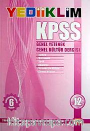 KPSS Genel Yetenek-Genel Kültür Dergisi-12