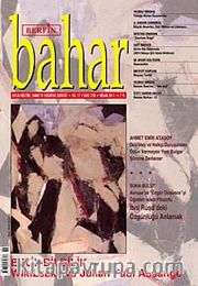 Berfin Bahar Aylık Kültür Sanat ve Edebiyat Dergisi Nisan 2011 Sayı:158