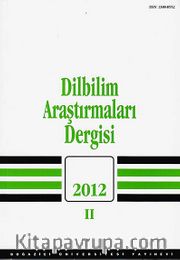 Dilbilim Araştırmaları 2012 / 2