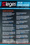 Leges Aylık Hukuk Dergisi Sayı:43 Temmuz 2013