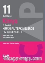 11. Sınıf Kimya 7. Fasikül Kimyasal Tepkimelerde Hız ve Denge 2