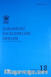 Karadeniz İncelemeleri Dergisi Sayı:12 Bahar 2012