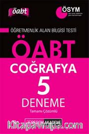 2014 KPSS ÖABT Coğrafya Tamamı Çözümlü 5 Deneme