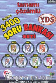 YDS Tamamı Çözümlü Soru Bankası Seti (3400 Soru)
