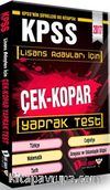 2017 KPSS Çek-Kopar Yaprak Test (Lisans Adayları İçin)