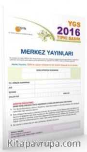 YGS 2016 Tıpkı Basım ÖSYM Deneme