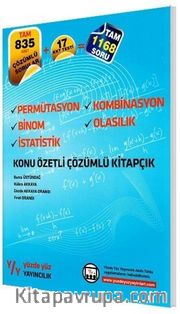 Permütasyon Kombinasyon Binom Olasılık İstatistik Konu Özetli Çözümlü Kitapçık