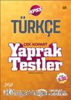 KPSS Türkçe Çek Kopart Yaprak Testler (1071)