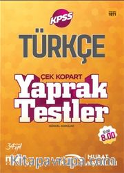 KPSS Türkçe Çek Kopart Yaprak Testler (1071)