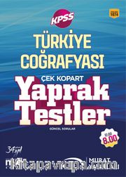 KPSS Türkiye Coğrafyası Çek Kopart Yaprak Testler (1074
