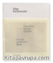 Bilge Friedlaender: Sözcükler, Sayılar, Çizgiler - Bilge Friedlaender: Words, Numbers, Lines