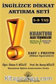 İngilizce Dikkat Artırma Seti 1. Kitap <br /> Easy 1 Fruits (Dikkat Egzersizleri)