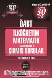 2017 KPSS ÖABT İlköğretim Matematik Tamamı Çözümlü Çıkmış Sorular