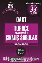 2017 KPSS ÖABT Türkçe Tamamı Çözümlü Çıkmış Sorular