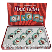Vahşi Hayvanlar 54 Parça / Find Twins Hafıza ve Eşleştirme Oyunu