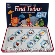 Sevimli Hayvanlar 54 Parça Büyük / Find Twins Hafıza ve Eşleştirme Oyunu