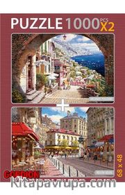 Archway Positano Reu Du Soleil 2x1000 Parça Puzzle Takım