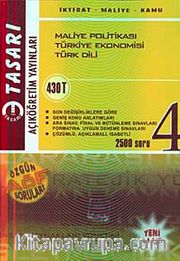 İktisat-Maliye-Kamu-4 (430 T) / AÖF 4. Sınıf Yardımcı Ders Kitabı
