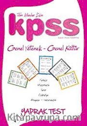 2010 KPSS Genel Yetenek-Genel Kültür Yaprak Test Tüm Adaylar İçin / Evren Karataş