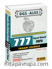DGS-ALES Sınavdan Önce Çözülmesi Gereken 777 Sayısal Çözümlü Soru