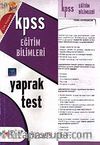 KPSS Eğitim Bilimleri Yaprak test