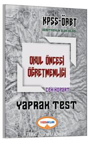 2017 KPSS-ÖABT Okul Öncesi Öğretmenliği Çek Kopart Yaprak Test