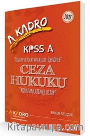 2017 KPSS A Ceza Hukuku Konu Anlatımlı Kitap