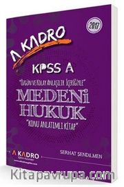 2017 KPSS A Medeni Hukuk Konu Anlatımlı Kitap