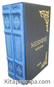 Mesnevi (2 Cilt) (Deri Cilt-Kutulu)
