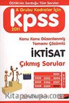 2011 KPSS A Grubu Tamamı Çözümlü İktisat Çıkmış Sorular