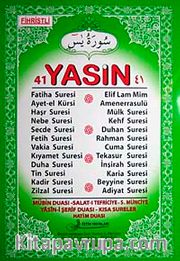 41 Yasin Fihristli (Cami Boy) Yeşil Kapak
