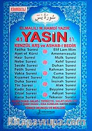 41 Yasin Fihristli <br /> Kenzül Arş ve Ashab-ı Bedir (Cami Boy) Kod:F05