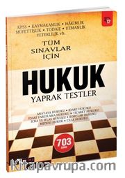 2017 Tüm Sınavlar İçin Hukuk Yaprak Testler