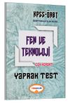 2017 KPSS ÖABT Fen ve Teknoloji Çek Kopart Yaprak Test