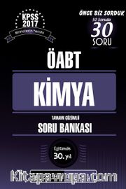2017 KPSS ÖABT Kimya Tamamı Çözümlü Soru Bankası 