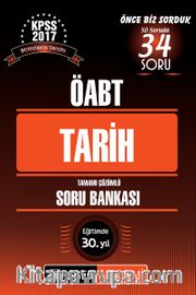 2017 KPSS ÖABT Tarih Tamamı Çözümlü Soru Bankası