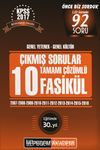 2017 KPSS Genel Yetenek Genel Kültür 2007-2016 Tamamı Çözümlü 10 Fasikül Çıkmış Sorular