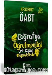 2017 KPSS ÖABT Coğrafya Öğretmenliği Çek Kopar Yaprak Test