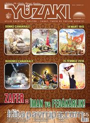 Yüzakı Aylık Edebiyat, Kültür, Sanat, Tarih ve Toplum Dergisi / Sayı:145 Mart 2017