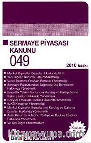 Sermaye Piyasası Kanunu /  Cep Kanunları 049