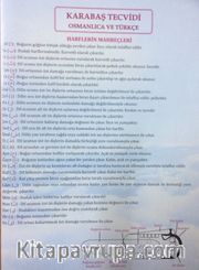 Karabaş Tecvidi (Osmanlıca ve Türkçe)