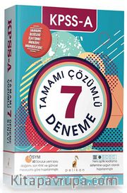 2017 KPSS A Grubu Tamamı Çözümlü 7 Deneme 