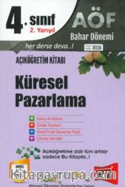 Açıköğretim 4.Sınıf 2.Yarıyıl Küresel Pazarlama (Kod:8116)