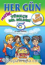 Her Gün Pratik Türkçe-Dilbilgisi Zor Testler-5 (44 Gün)