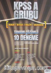 KPSS A Grubu Tamamı Çözümlü 10 Deneme