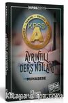 2017 KPSS A Grubu Muhasebe Ayrıntılı Ders Notları 