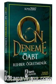 2017 KPSS ÖABT Rehber Öğretmenliği Tamamı Çözümlü 10 Deneme 
