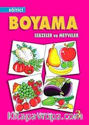 Eğitici Boyama Sebzeler ve Meyveler-3