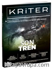 Kriter Aylık Siyaset Toplum ve Ekonomi Dergisi Sayı:11 Mart 2017