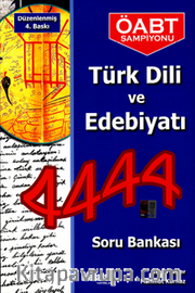 KPSS ÖABT Türk Dili ve Edebiyatı 4444 Soru Bankası 